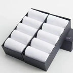 20 Stück/Los Herren Socken aus reiner Baumwolle Übergröße Einfarbig Freizeit Business Lange Socken Atmungsaktive Weiche Herrensocken EU39-48