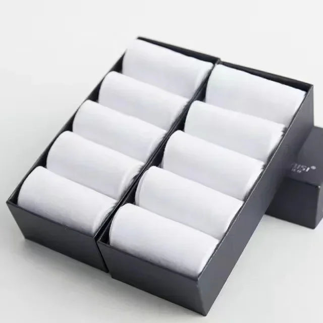 20 Stück/Los Herren Socken aus reiner Baumwolle Übergröße Einfarbig Freizeit Business Lange Socken Atmungsaktive Weiche Herrensocken EU39-48