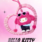 Echte Hello-Kitty Pop Star Samt-Anhänger-Serie Vinyl-Puppe Überraschungsbox Trendiges Kawaii Überraschungsgeschenk Süßes Trendiges Überraschungsbox-Spielzeug