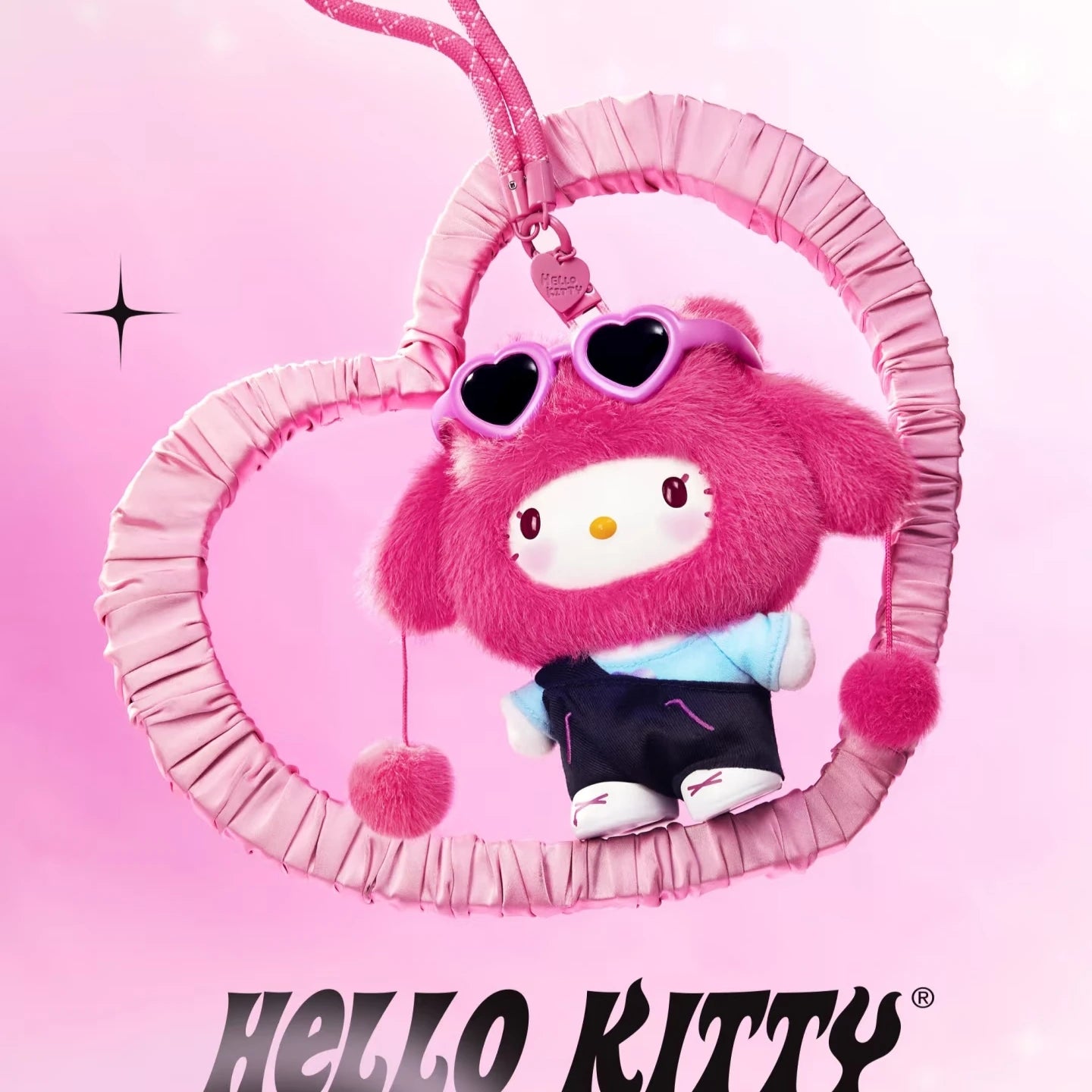 Echte Hello-Kitty Pop Star Samt-Anhänger-Serie Vinyl-Puppe Überraschungsbox Trendiges Kawaii Überraschungsgeschenk Süßes Trendiges Überraschungsbox-Spielzeug
