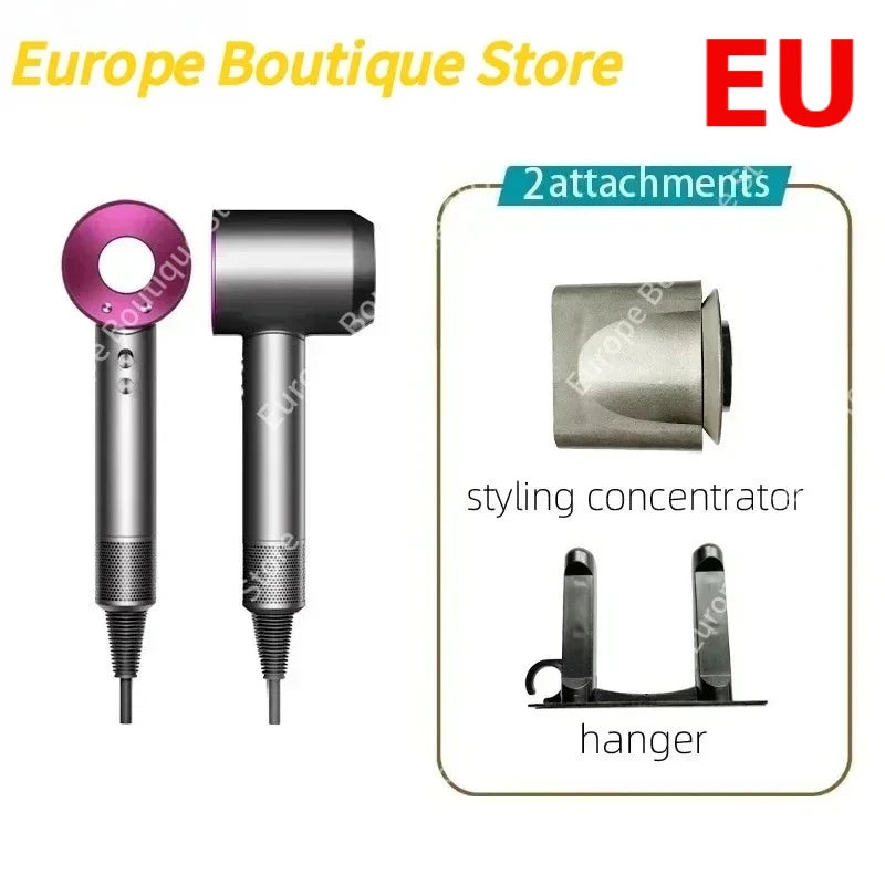 New Super Hair Dryer 220V Leafless Hair Dryer Personal Hair Care Styling Negative Ion Tool Schedule Negative Ion Electric Dryer