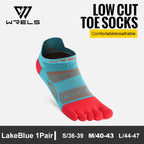 WRELS Zehensocken Laufsocken für Herren Damen Atmungsaktive Fünf-Finger-Socken Hochleistungs-Sport-Fünf-Zehen-Socken