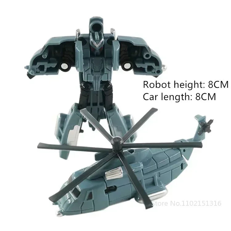 Kinder Spielzeug Mini Verwandlungs-Roboter-Kit Spielzeugmodelle 2-in-1 verformtes Auto Spielzeug Roboter Spielzeug für Kinder Geschenk Actionfigur