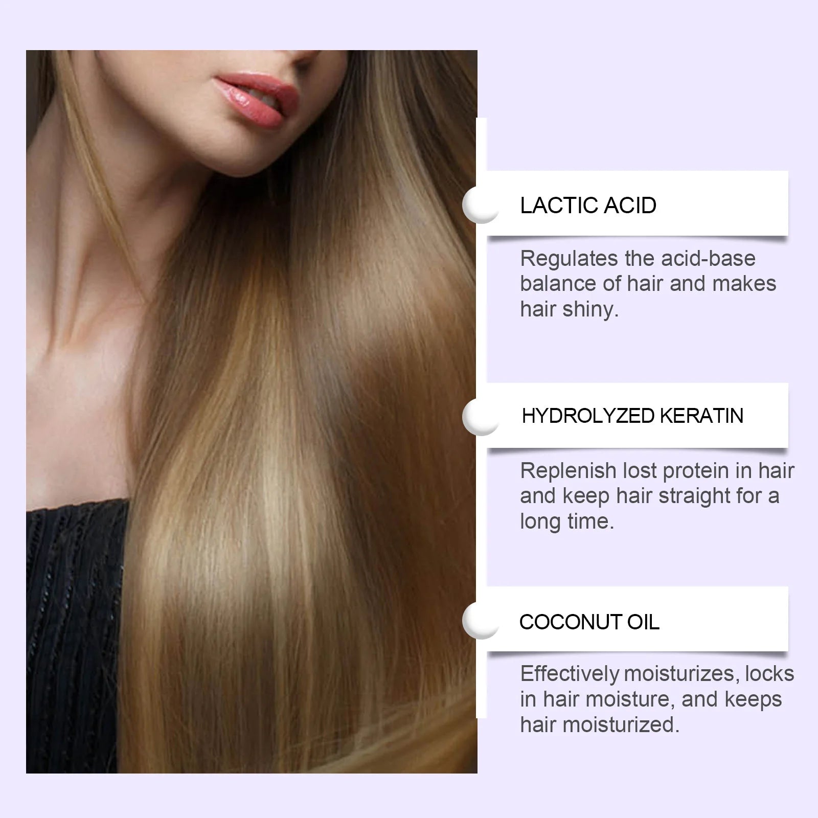 250g Keratin-Glättende Haarmaske Haare wiederherstellen, weicher machen, Glanz verleihen, Glätteisen Tiefenreparatur-Conditioner für trockenes, geschädigtes, krauses Haar
