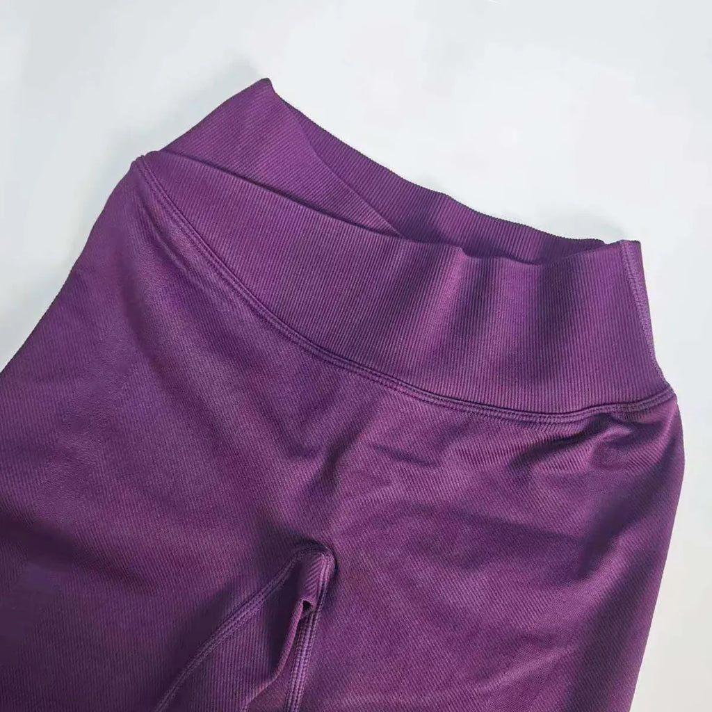 NCLAGEN Vision Flares Damen Fitnessstudio Fashion Yogahosen mit überkreuzter Vorderseite, hoher Taille, nahtlosen Sport-Leggings, Fitness-Hosen mit weitem Bein
