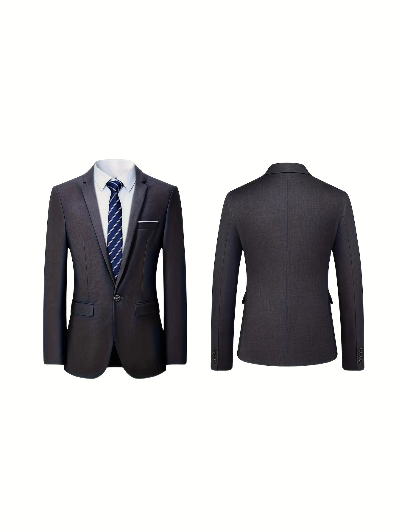 Herren Bordeauxroter 2-teiliger Anzug (nur Sakko + Hose, Weste nicht inbegriffen), Slim Fit Formeller Business-Hochzeits-Party-Anzugjacke & -Hose