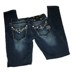 Low Waist Diamond Stickerei Slim Fit Harajuku Style Denim Jeans Trendige Streetwear für Hot Girls Cross-Border Mode