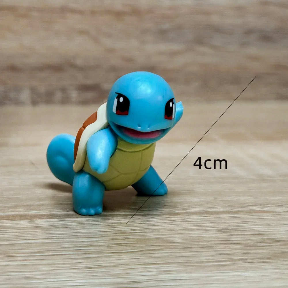 Pokémon Actionfigur Pikachu Spielzeug Glumanda Schiggy Bisasam Taschenmonster Kleine Figur Kindergeschenk