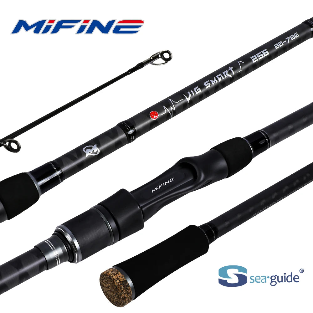 MIFINE JIG SMART SPIN Spinnrute, Barschruten, Wurfgewicht 4-18g/10-38g Salzwasser Süßwasser 2.29M