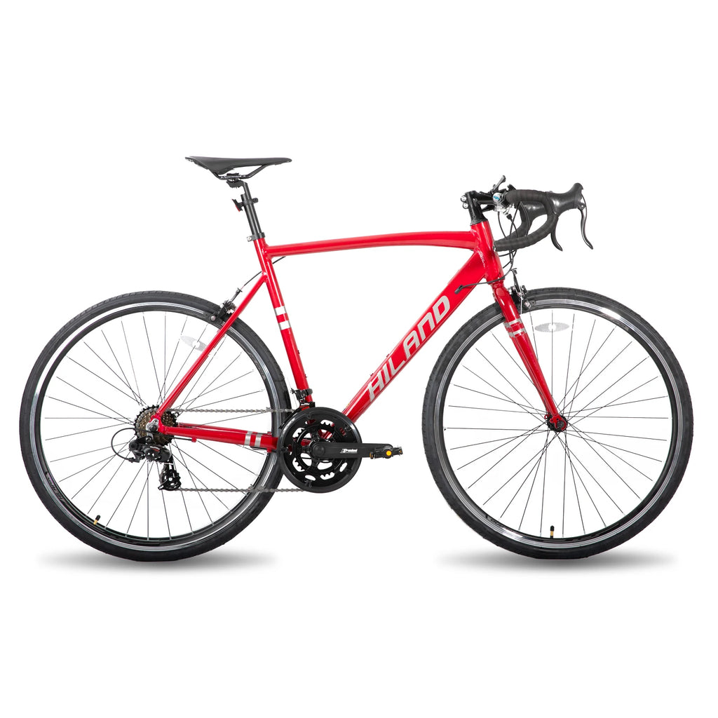 Hiland Aluminium Rennrad, Shimano 14 Gänge, 53/57cm Rahmen, Rennrad für Herren Herren-Rennrad