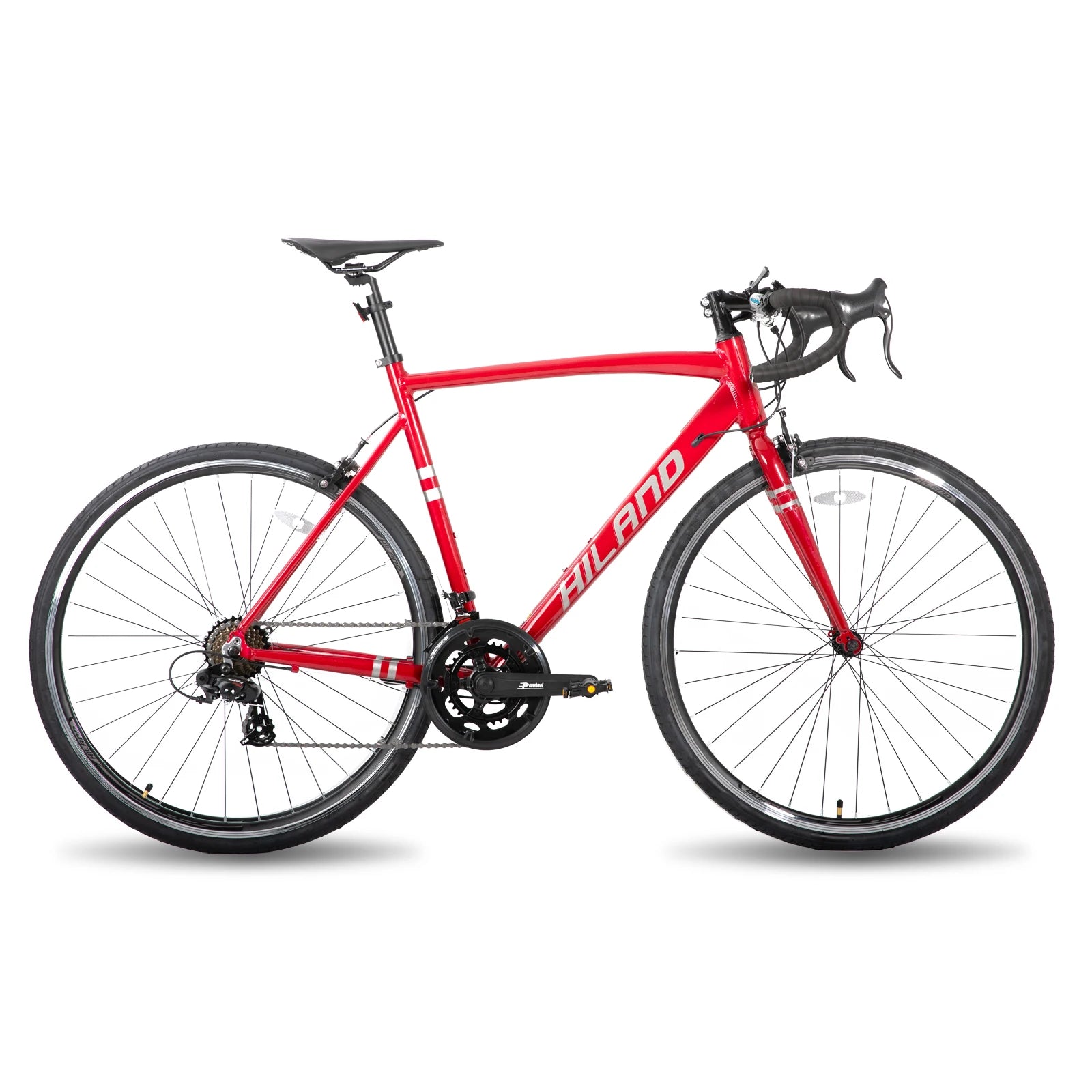 Hiland Aluminium Rennrad, Shimano 14 Gänge, 53/57cm Rahmen, Rennrad für Herren Herren-Rennrad