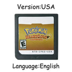 Pokemon Serie DS Spielmodul Videospielkonsole Karte HeartGold SoulSilver Diamond Platinum Pearl Mehrsprachig für NDS 3DS