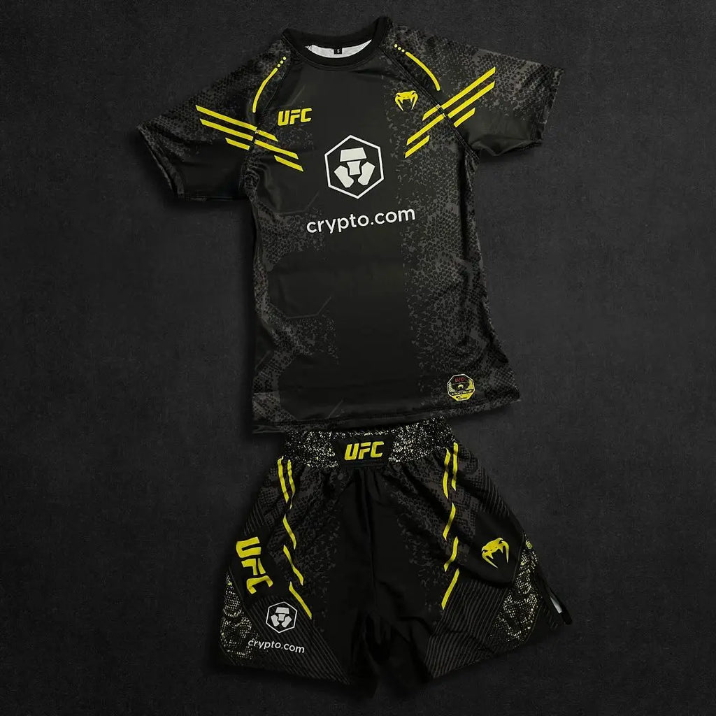 UFC Neuer achteckiger Käfig Kampf Nacht Herren und Kinder MMA Locker atmungsaktiv schnelltrocknend Boxen Training Sport Set