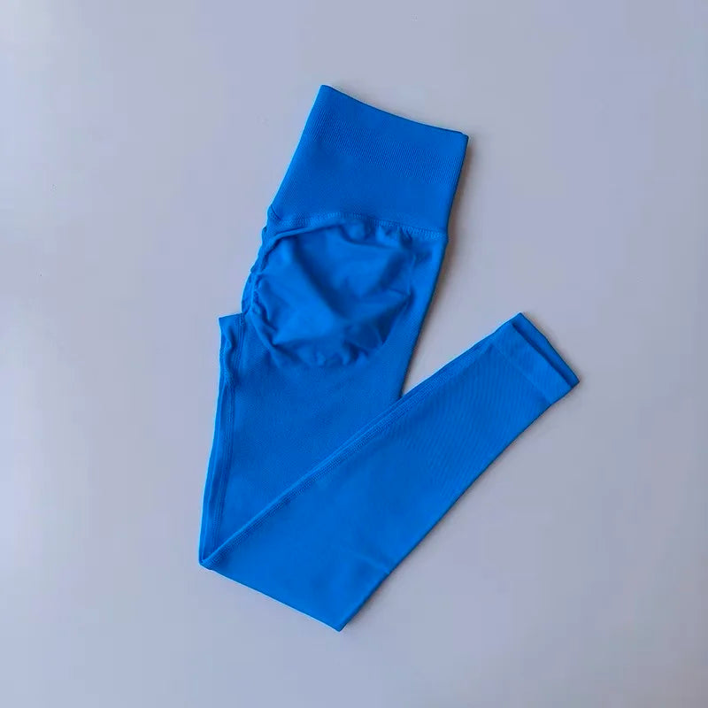Nahtloses Yoga-Set für Damen, Beauty-Rücken-Sport-BH, Unterwäsche, Pfirsich-Po-Fitness, hohe Taille, Leggings, Gymnastik-Yoga-Set, Pilates-Set