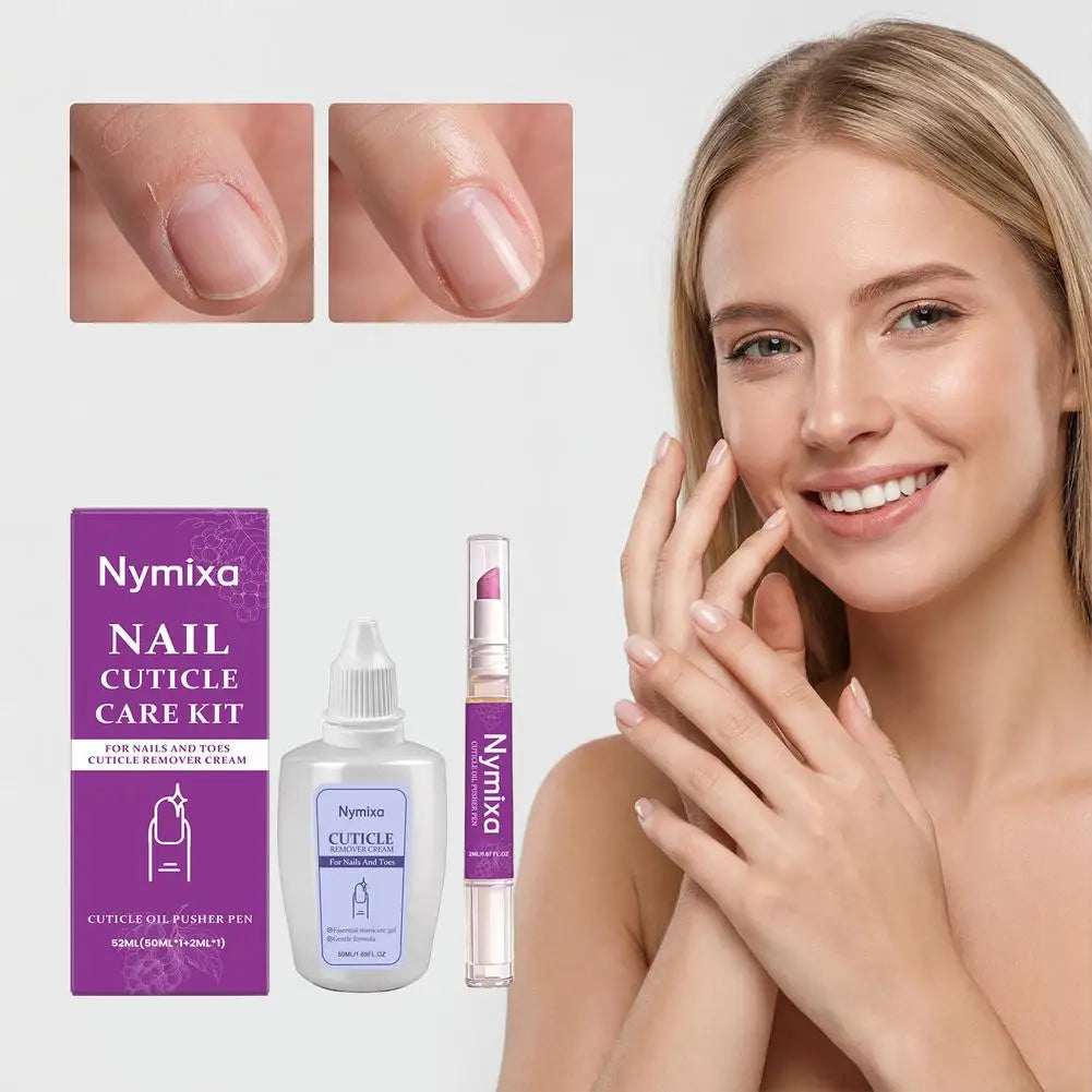 1/2er-Set Nagelhäutchenpflege-Kit, Nagelhaut-Erweichungsöl, Nagelhautentferner für Gel, überwachsene Nagelhaut erweichen, Peeling für Nägel
