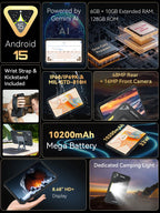 Android Tablet Cubot TAB KingKong Mini, 10200mAh Mega Akku 16GB(6+10), 128GB, Camping-Licht, 8,68 Zoll Bildschirm, 48MP Kamera, GPS
