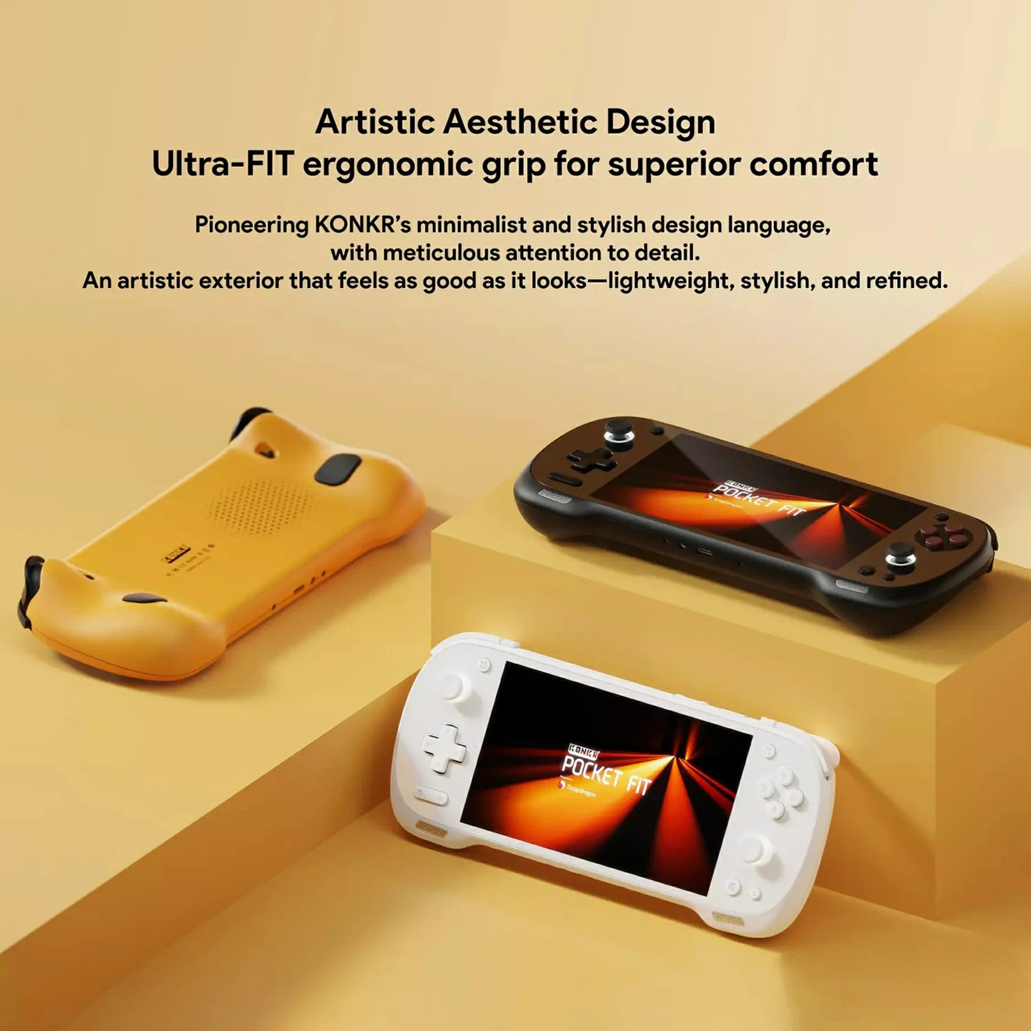 AYANEO Konkr Pocket FIT Retro tragbare Spielekonsole G3 GEN3 6'' LCD 144Hz WiFi, 8000mAh Akku