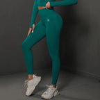 Allure The Brand Damen Scrunch Nahtlose Leggings Nahtlose Pfirsich-Hüft-Trainings-Yogahosen Damen-Sport-Laufhosen Gesäß Körperbetont