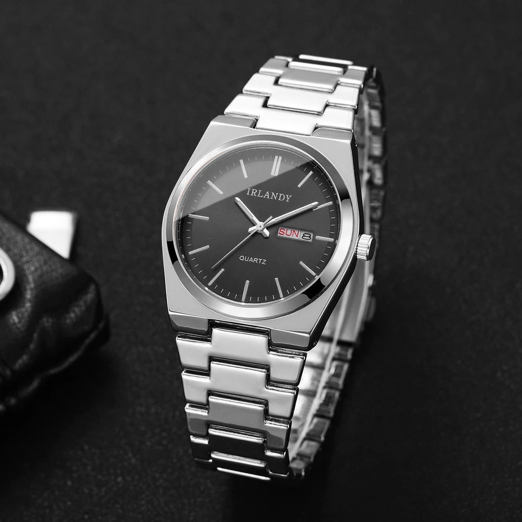 Luxus-Herren-Business-Uhren Kalender Quarz-Armbanduhren Für Herren Uhr Reloj Hombre (Ohne Box)