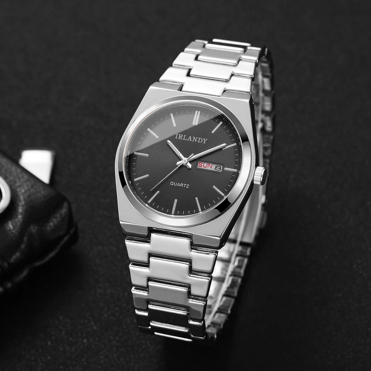 Luxus-Herren-Business-Uhren Kalender Quarz-Armbanduhren Für Herren Uhr Reloj Hombre (Ohne Box)