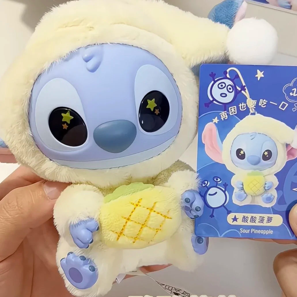 Neue Stitch Iss Etwas vor dem Schlafengehen Serie Vinyl Blind Box Tasche Plüsch Anhänger Niedliche Puppe Mystery Box Spielzeug Erwachsenengeschenk