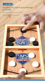 Fast Sling Puck Spiel Schleuder-Schach Tischschach Puzzle Partyspiel Erwachsener Kind Familienspiel Desktop-Battle-Brettspiele