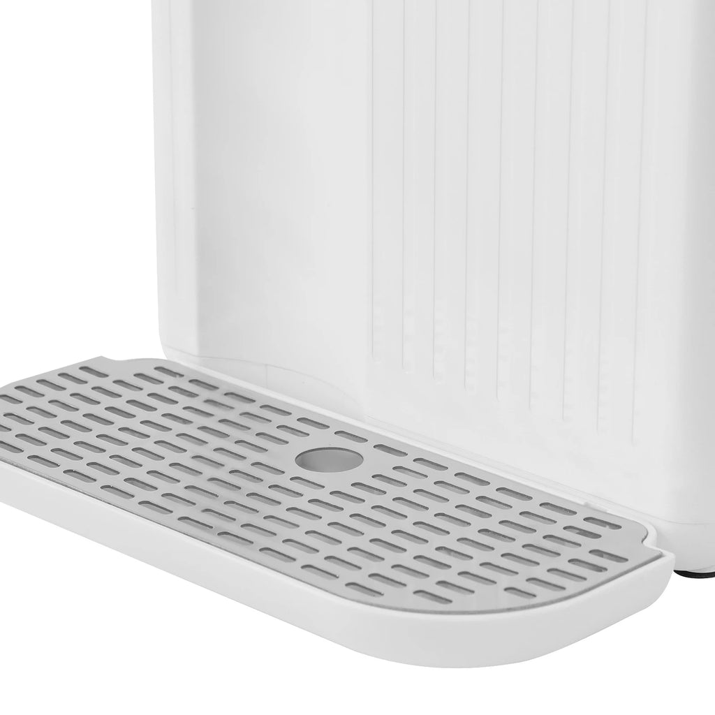 3L Weißer Instant-Heißwasserspender mit LED-Anzeige 19*24*29,5cm Schnelle Heizung Wasserspender Büro Desktop Wasserspender