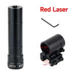 Outdoor Rotpunkt-Rot-/Grün-Laservisier Jagdzubehör Sport-Weitdistanz-Laserkalibrator für 11/20mm Schiene