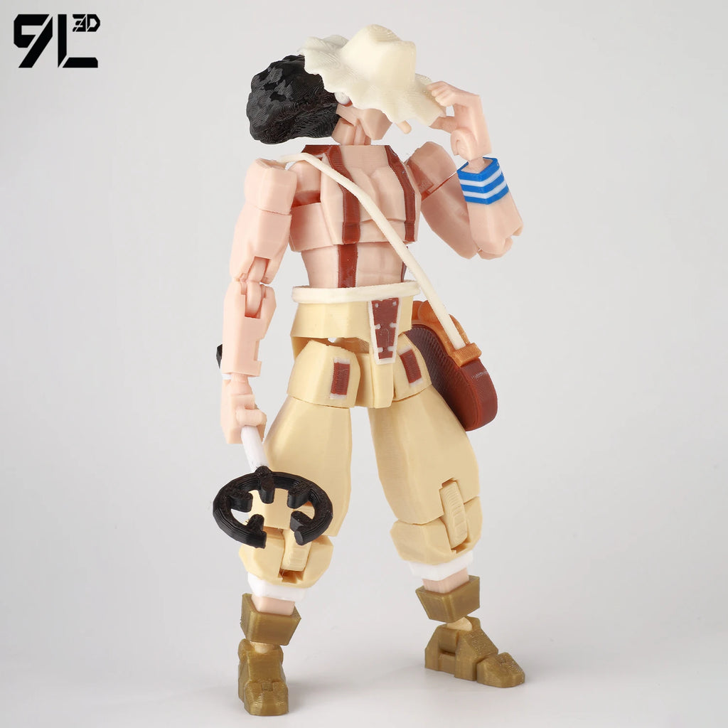 9L3D Gedruckte Anime One Piece Naruto Demon Slayer Dummy13 Lucky T13 Bewegliche Shapeshift Actionfiguren Mannequin Spielzeug Sammlerstücke