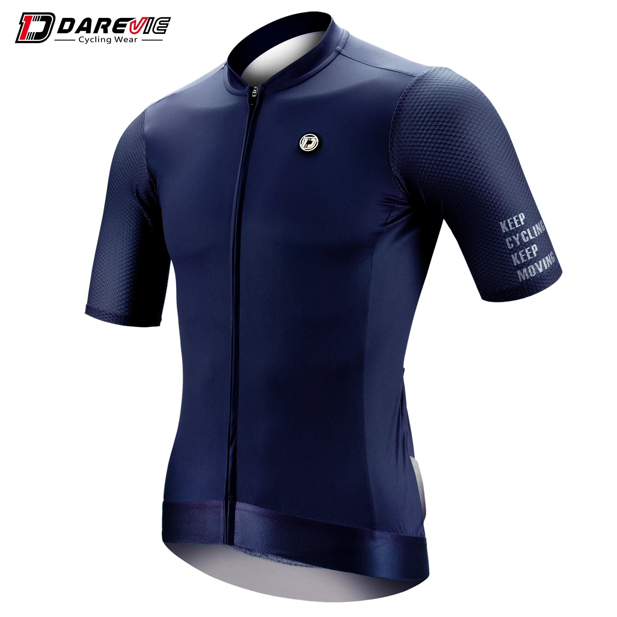 DAREVIE Radtrikot Kleine Größe SPF 50+ Trainingsniveau Herren Damen Langarm Radtrikot Atmungsaktives Herren Radtrikot