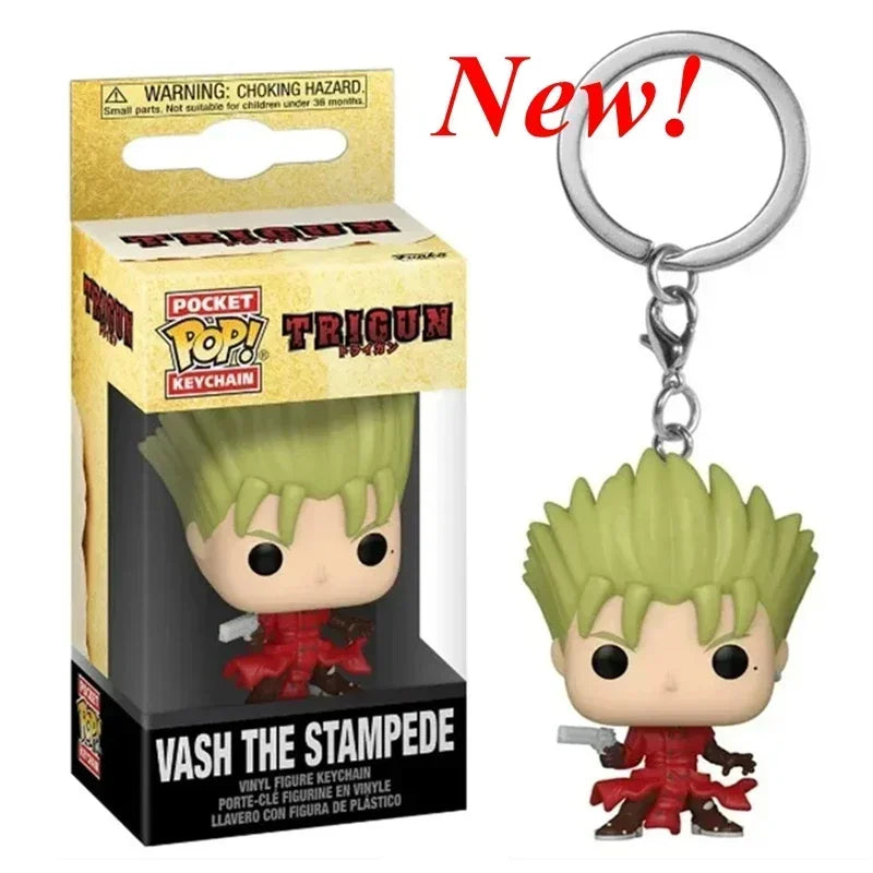 2026 Funko Schlüsselanhänger Ranger Rot Blau Pink Minion Kevin Otto Stuart Spider Spot Vash Ahsoka Inuyasha Homer Sam Sally Figuren Spielzeug