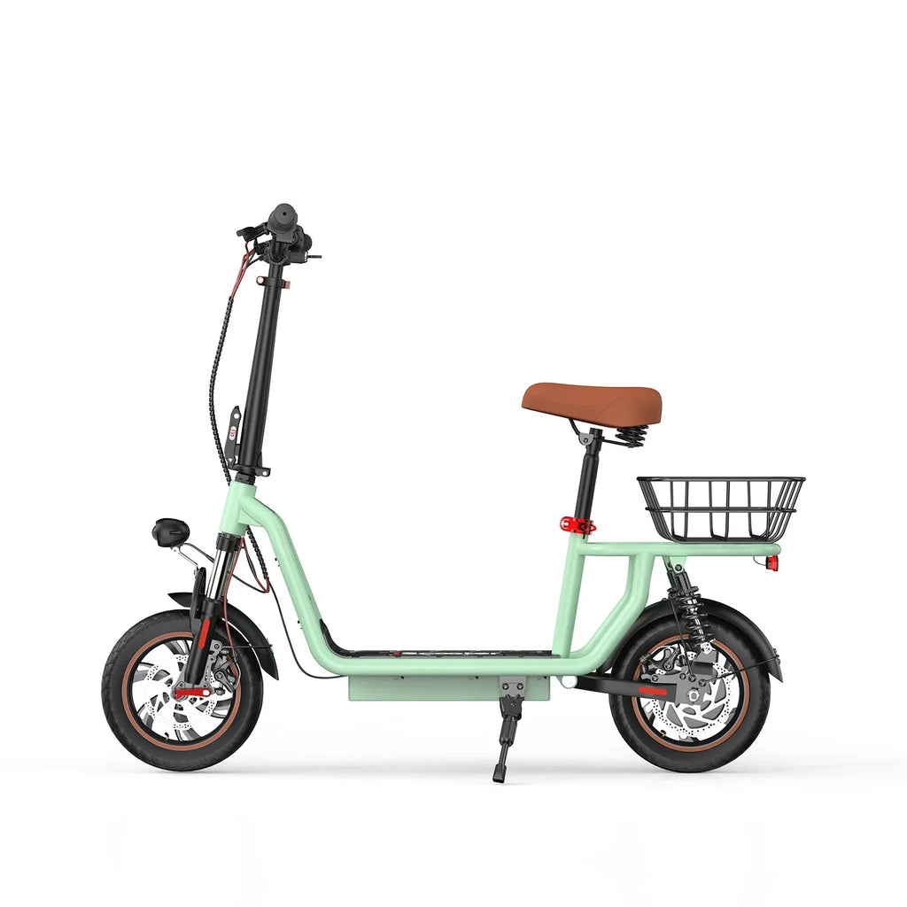 ISCOOTER i12 Elektroroller für Erwachsene 500W Motor E-Scooter 36V7.5AH Akku Elektroroller 12 Zoll Straßenreifen Elektroroller