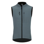 YKYWBIKE Herren Radsport Gelit Thermo-Fleece Fahrrad Windjacke Ärmellose Weste Winddicht Wasserdicht Radfahren