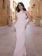 3D bedrucktes Damen-Maxikleid mit Rüschen, Neckholder, ärmelloses, formelles Abendkleid, Sommerhochzeitsgast, Frau, Vestidos 2026
