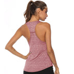 WANAYOU Ärmellose Yoga-Shirts Damen Schnelltrocknendes Running Sport Tank Top Ärmelloses Fitness Gym Workout Top Yoga Weste
