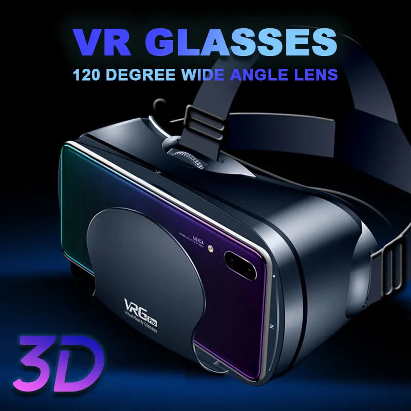 Virtual Reality 3D VR Headset Smart Glasses Helm für Smartphones Handy Mobile 7 Zoll Linsen Fernglas Brille Geräte