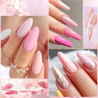 MEET ACROSS 12tlg/Set 7ml Macaron Gel Nagellack mit Box Semi-permanenter UV-Gel Soak Off Nail Art Kit Nagellack für Maniküre