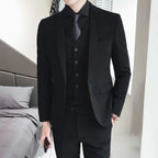 Neue Anzüge (Blazer + Weste + Hose) Herrenmode Business Hochzeit Gentleman Voller Professioneller Interview Formeller Freizeit Anzug