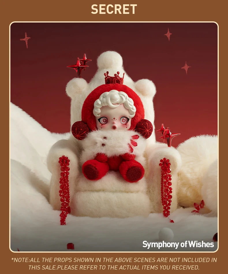 POP MART SKULLPANDA Winter Symphony Series Blind Box Mystery Box Guess Bag Spielzeug Puppe Süße Anime Figur Schreibtisch-Ornamente