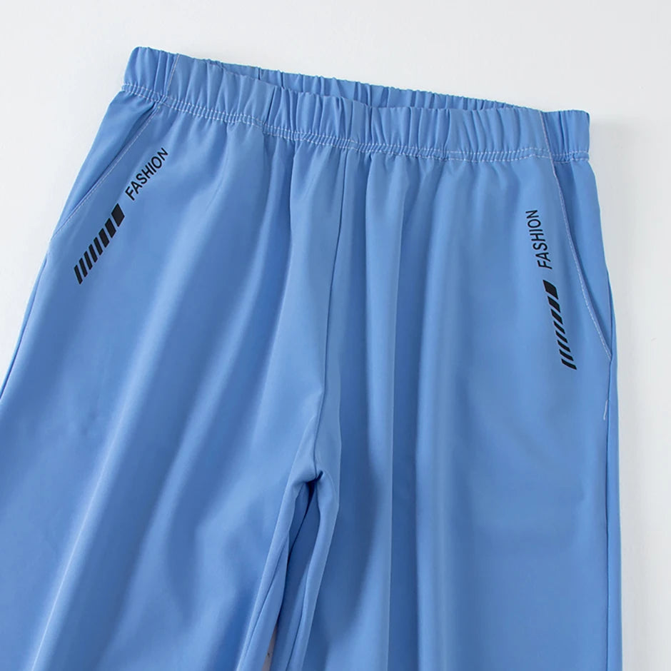 1/3 piece set summer women's letter printed pocket casual pants, comfortable plus size youth student sports running harem pants