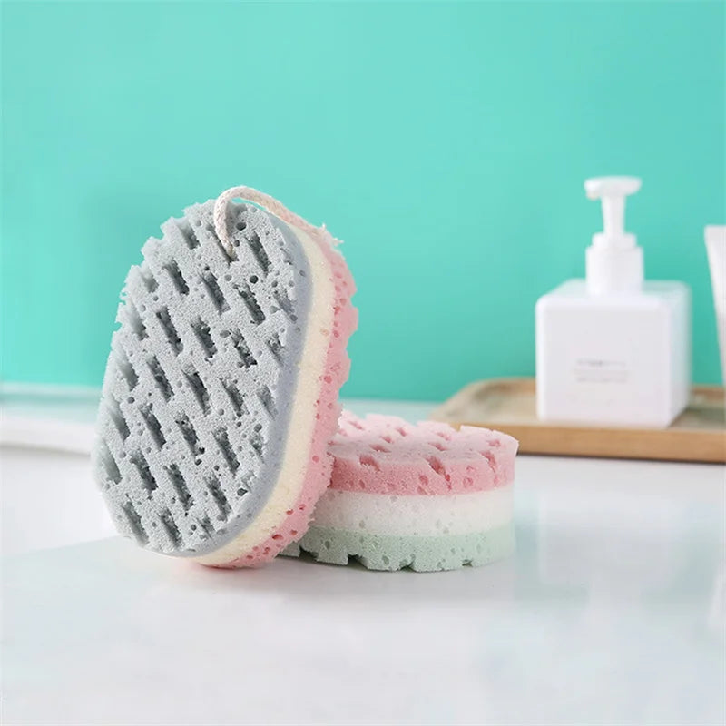1-5PCS Weicher Duschschwammball Sanftes Peeling Massage Reinigungsbürste für die tägliche Körperpflege und zum Baden