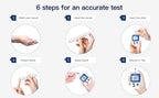 Sinocare Safe Accu2 Blutzuckermessgerät Blutzucker Testkit Diabetes Heim-Glukometer mit 50 Teststreifen oder nur Teststreifen