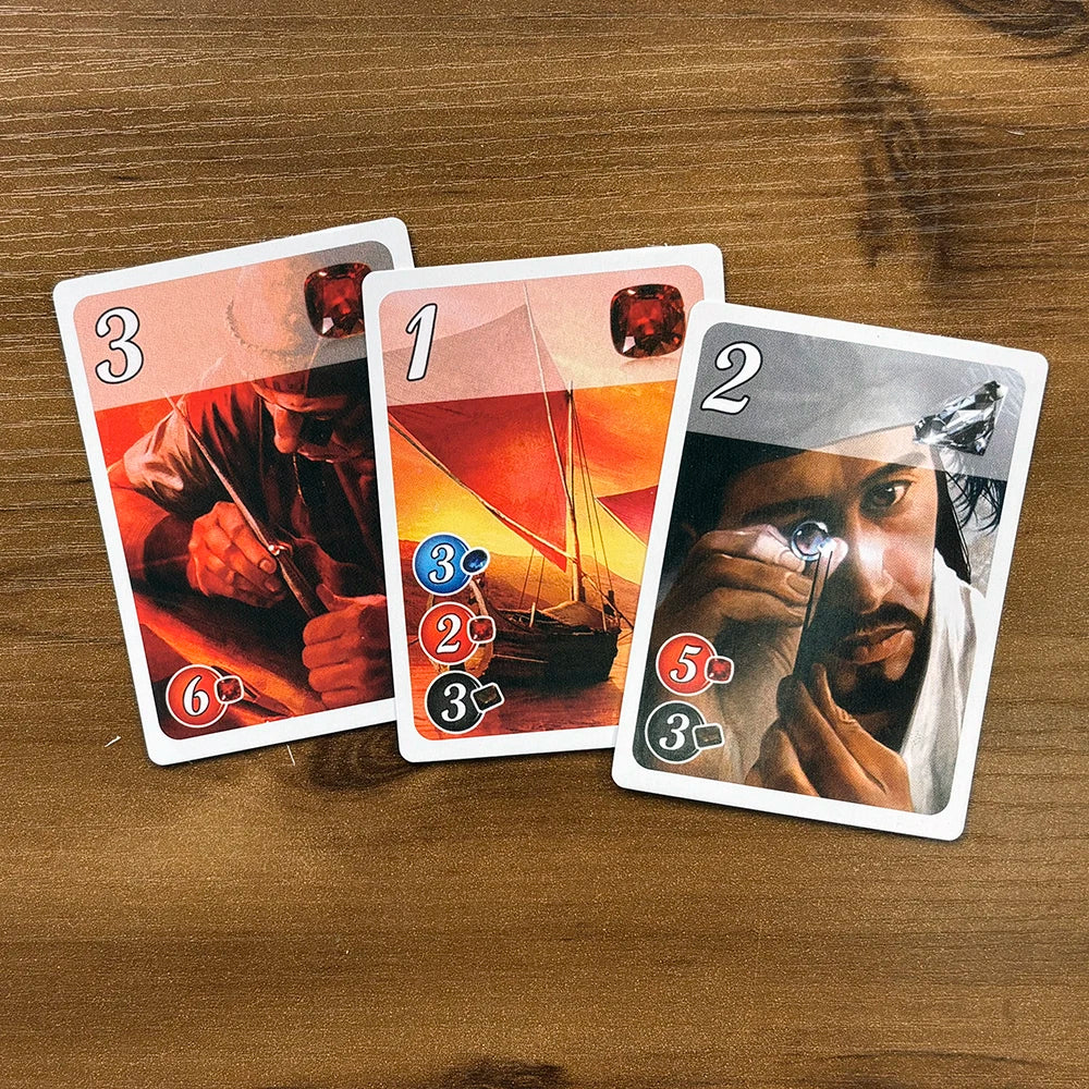 Investitions- und Edelsteinhandels-Brettspiel für Familien, 2-4 Spieler, Wirtschafts-Kartenspiel, englisch-spanische Version, Party-Tischspiel