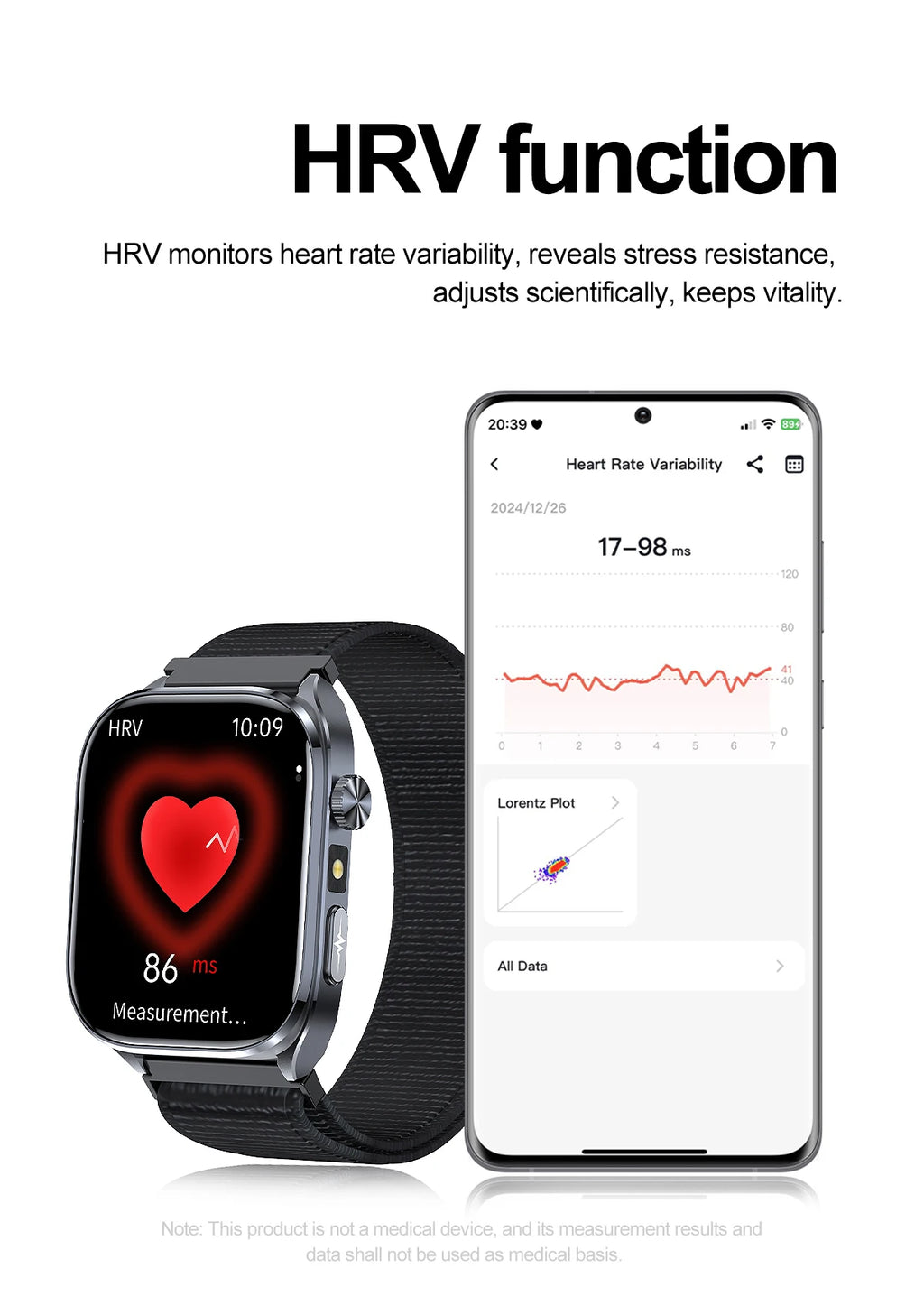 Neue Gesundheitsuhr Harnsäure Blutdruck Blutsauerstoff Körperanalyse Körperfett Smartwatch EKG+PPG Bluetooth Anruf Uhr Frauen Männer