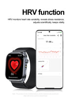 Neue Gesundheitsuhr Harnsäure Blutdruck Blutsauerstoff Körperanalyse Körperfett Smartwatch EKG+PPG Bluetooth Anruf Uhr Frauen Männer