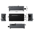 AOOSTAR AG02 eGPU-Dock mit Oculink- & USB4-Anschluss, 100W Rückwärtsladung, eingebautes 800W Netzteil, unterstützt TGX-Schnittstelle Hot-S