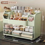 Desktop cosmetics storage box, makeup box, high-end dressing table, skincare product sorting box, dressing table storage rack