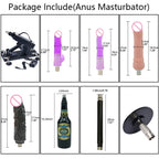 ROUGH BEAST Sexmaschine für Frauen und Männer mit Dildoaufsatz, automatische Masturbationsmaschine, 3XLR-Anschluss, Sexspielzeugprodukte