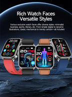 2026 Neue Gesundheits-Smartwatch Lasertherapie Reduziert Drei Hochs Blutsauerstoff Blutdruck Harnsäure Blutfette EKG-Smartwatch Für Herren