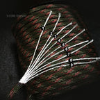 100/50M 550 Military Standard 9-Strang Paracord Seil 4mm Outdoor Fallschirmleine Survival Schirmzeltleine Wäscheleine